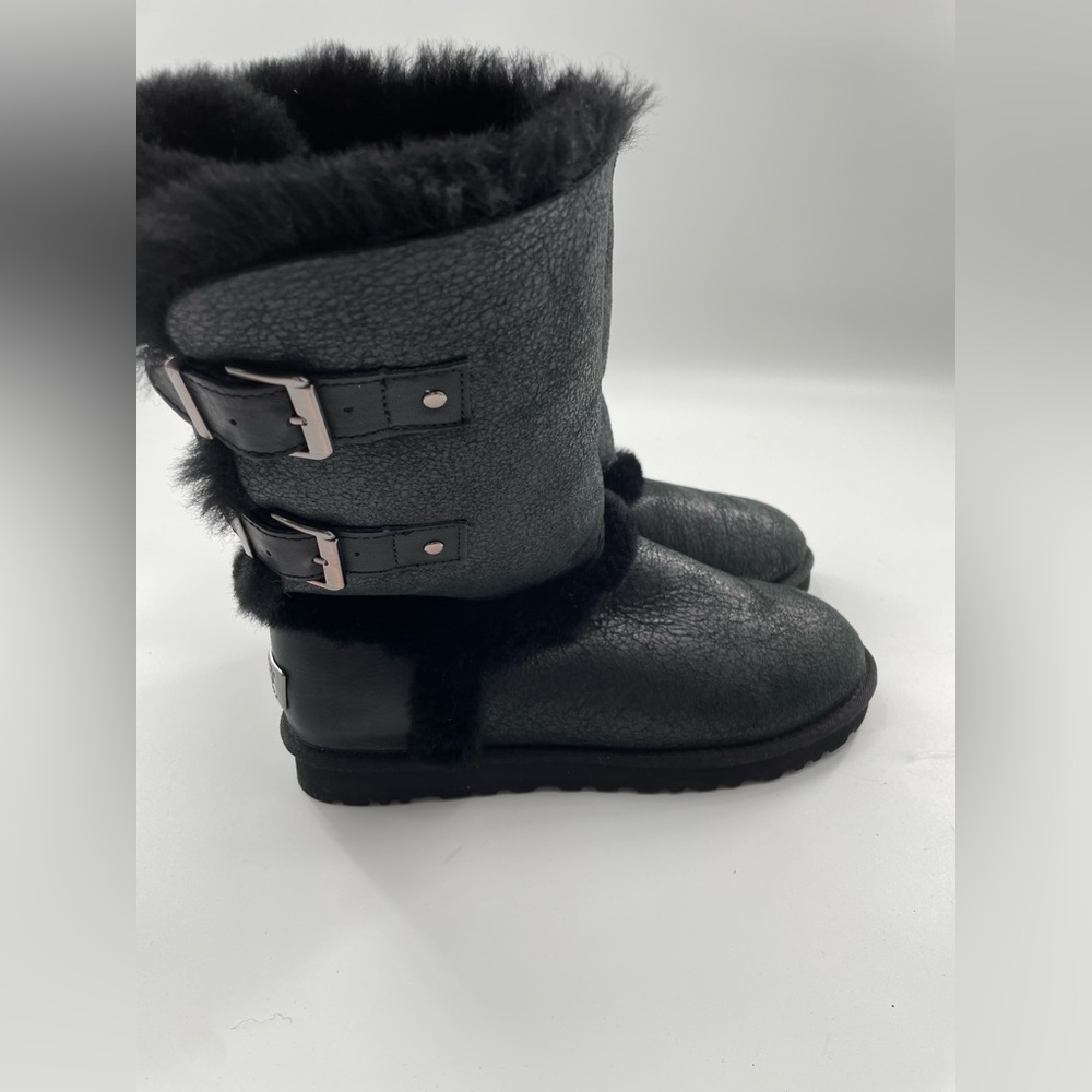 Black Uggs with buckles